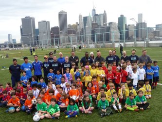 The inaugural season of Brooklyn Bridge Park's youth soccer league.